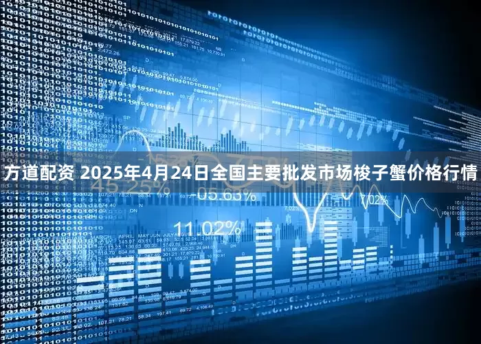 方道配资 2025年4月24日全国主要批发市场梭子蟹价格行情